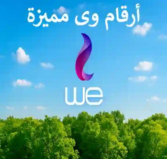 ارقام مميزة وى we
